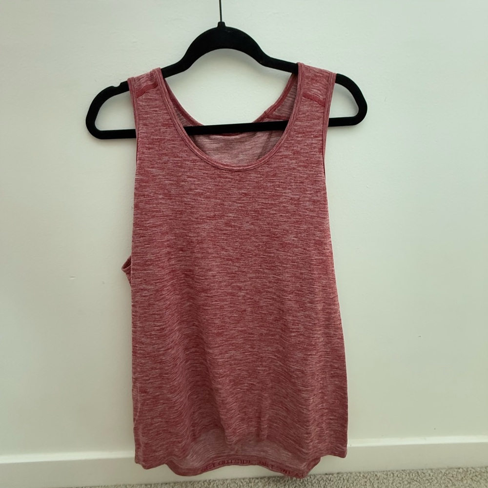 Men's red Lululemon Large Tank top